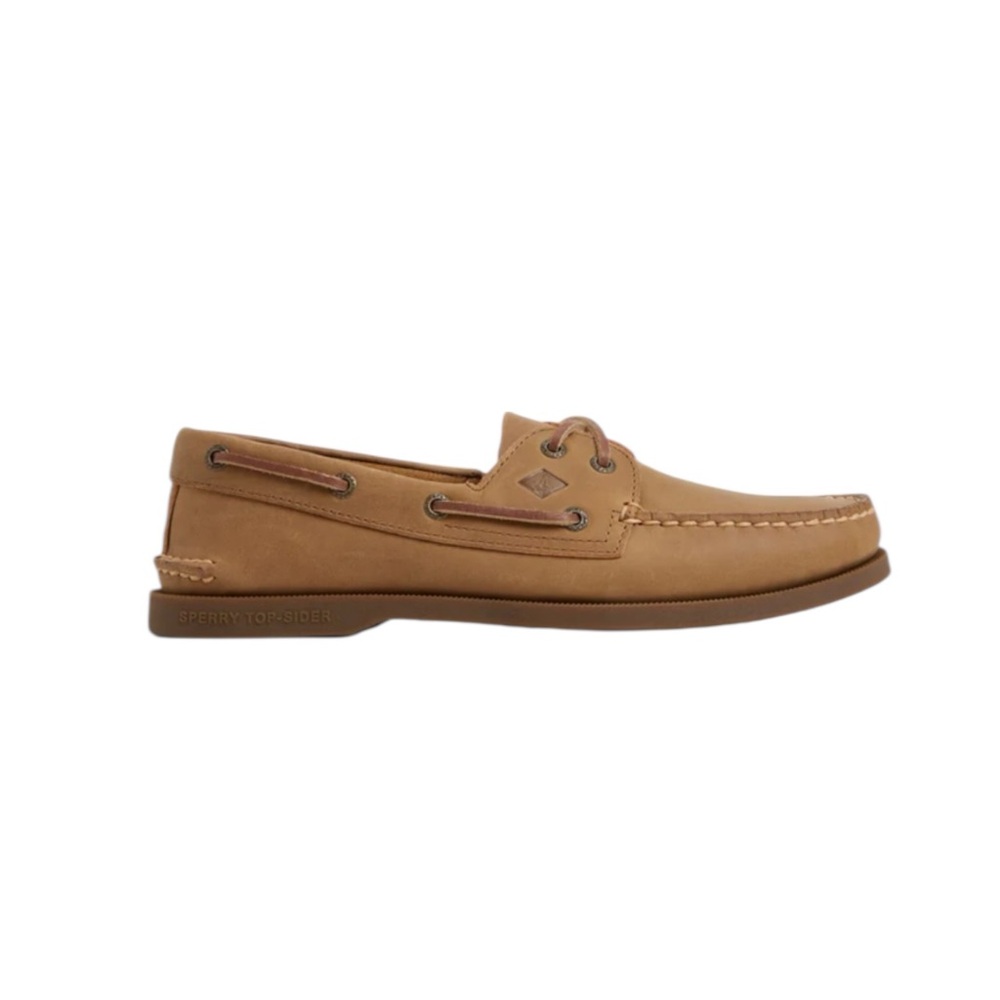 New Sperry Men's Tan Authentic Original 2-Eye Boat Shoes Leather Preppy Classic